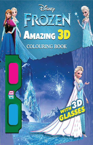 Disney Frozen Amazing 3D Colouring Book